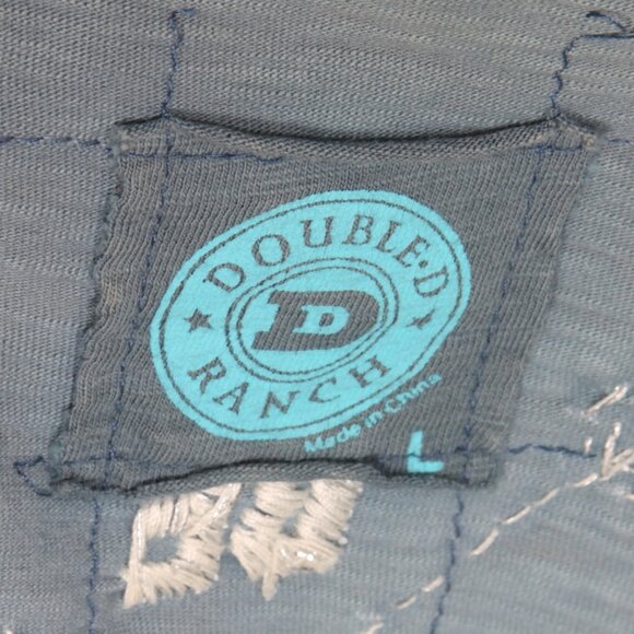 Double D Ranch Tank Top Women L Ombre Cowl Neck Festival Boho Western Aztec -757 - Picture 10 of 10